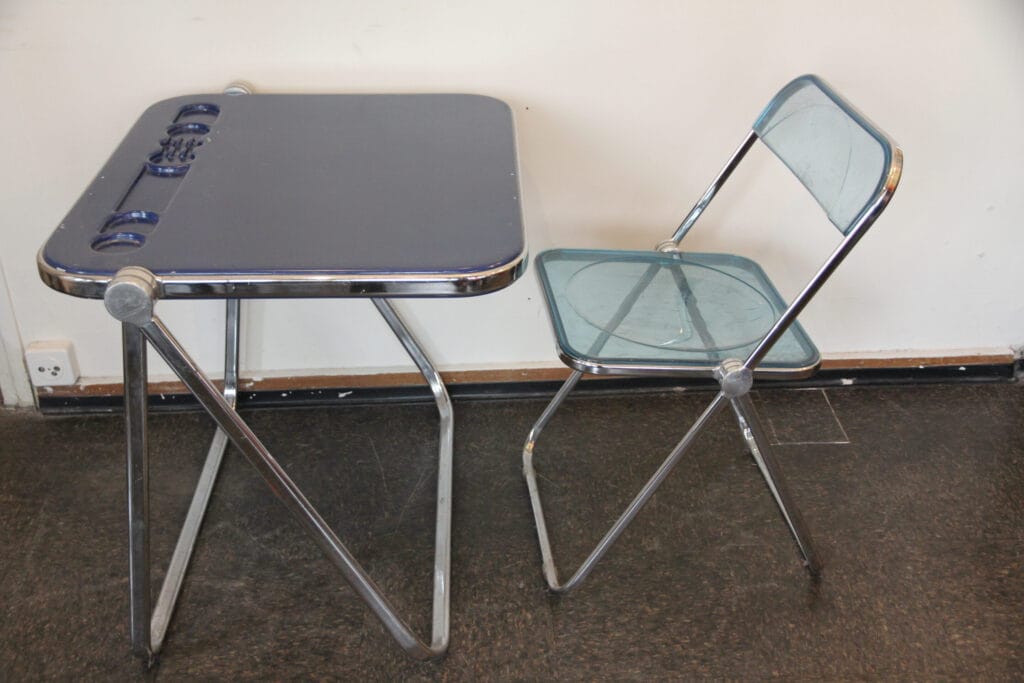 Klapptisch Platone und Klappstuhl Plia