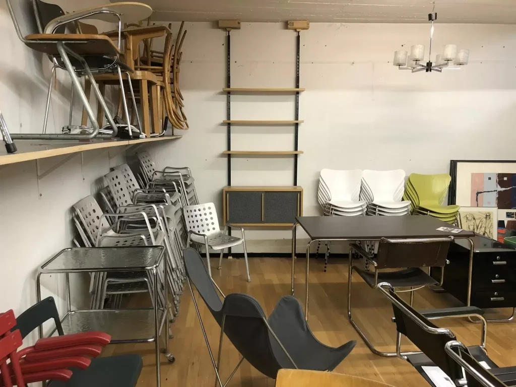 hannibal shop interior showroom chairs