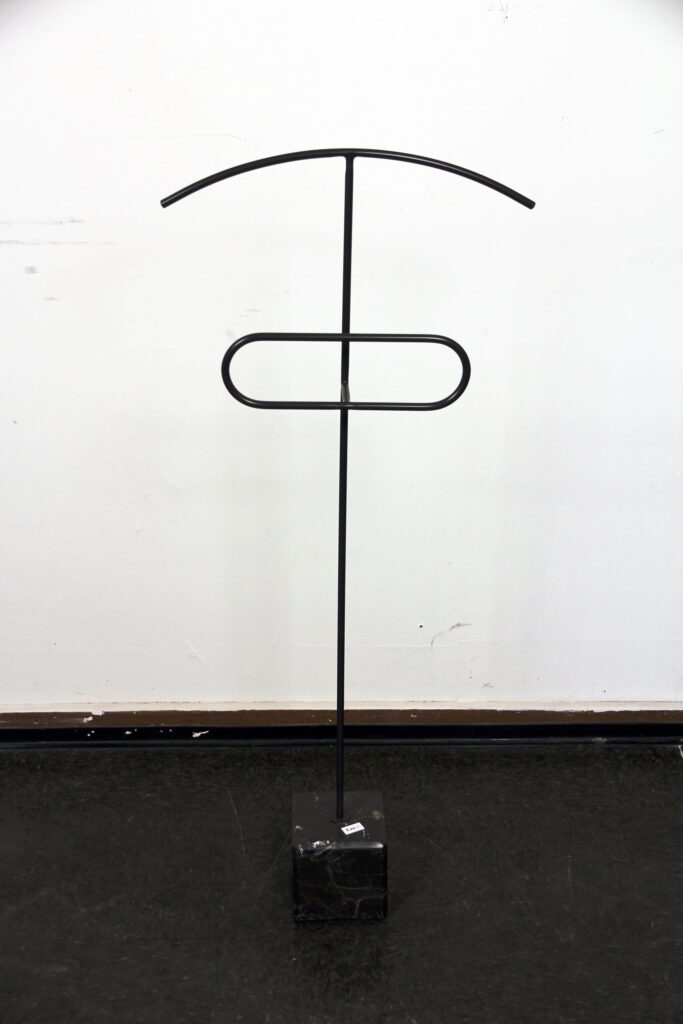 Silent servant with marble plinth
