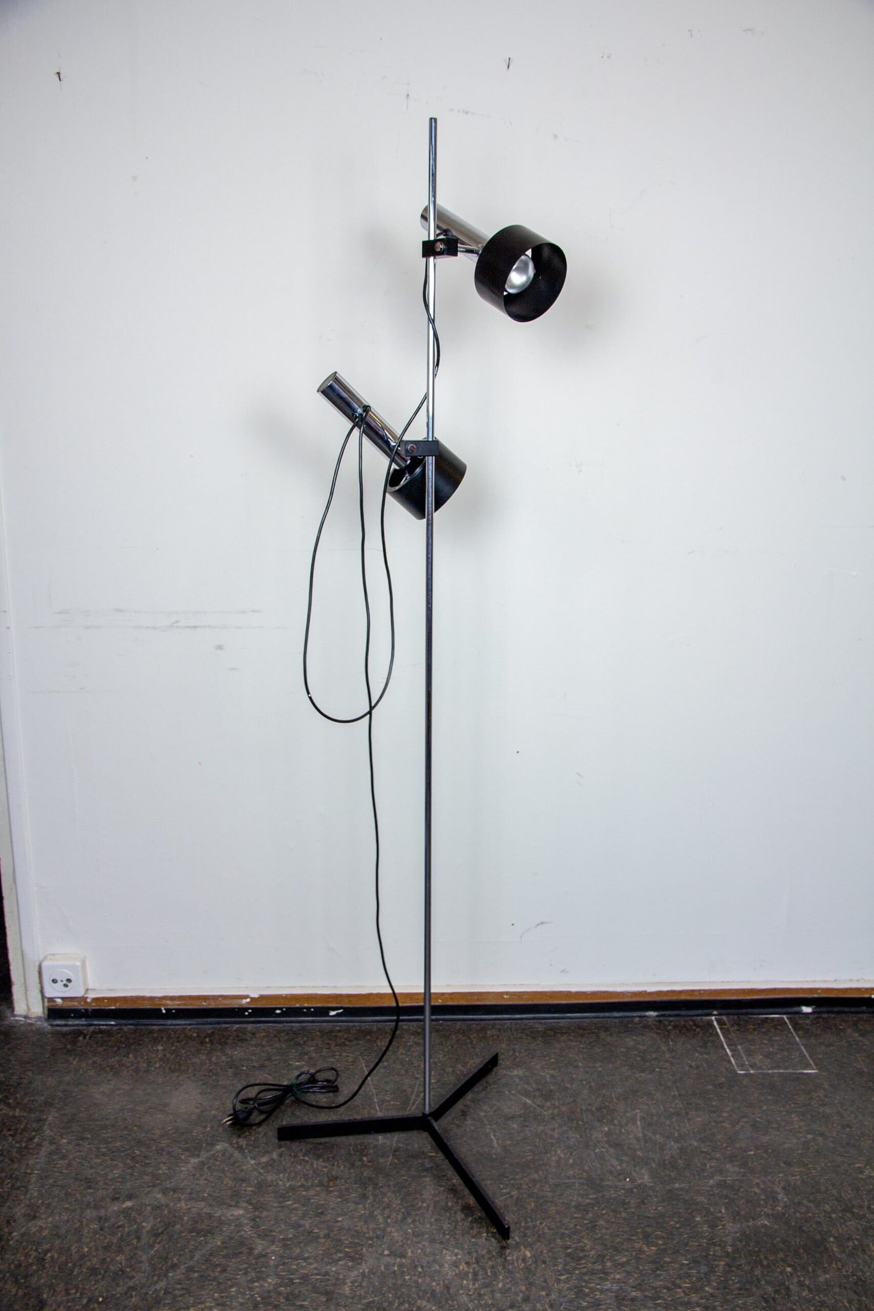 Lampadaire avec deux spots - Edi Franz