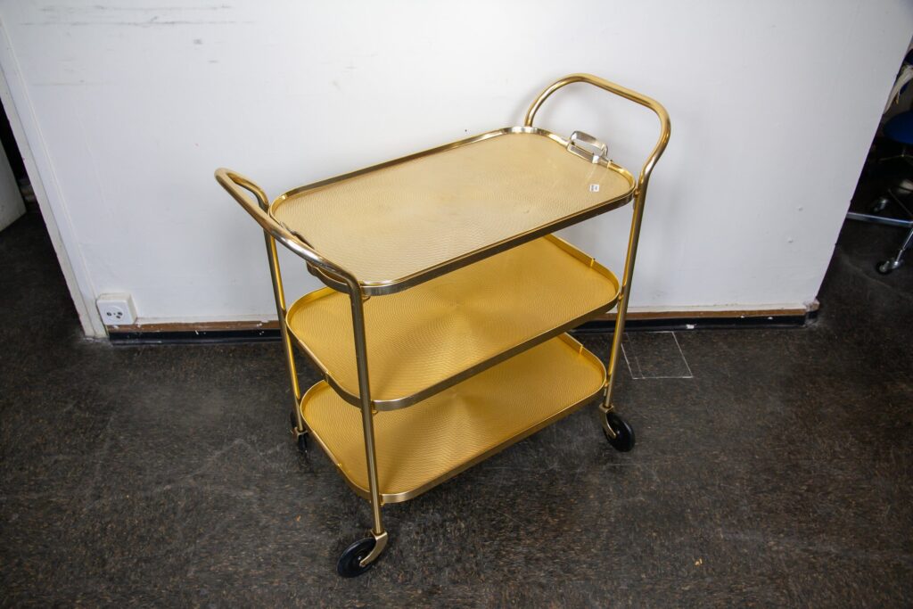 Kaymet Gold serving trolley