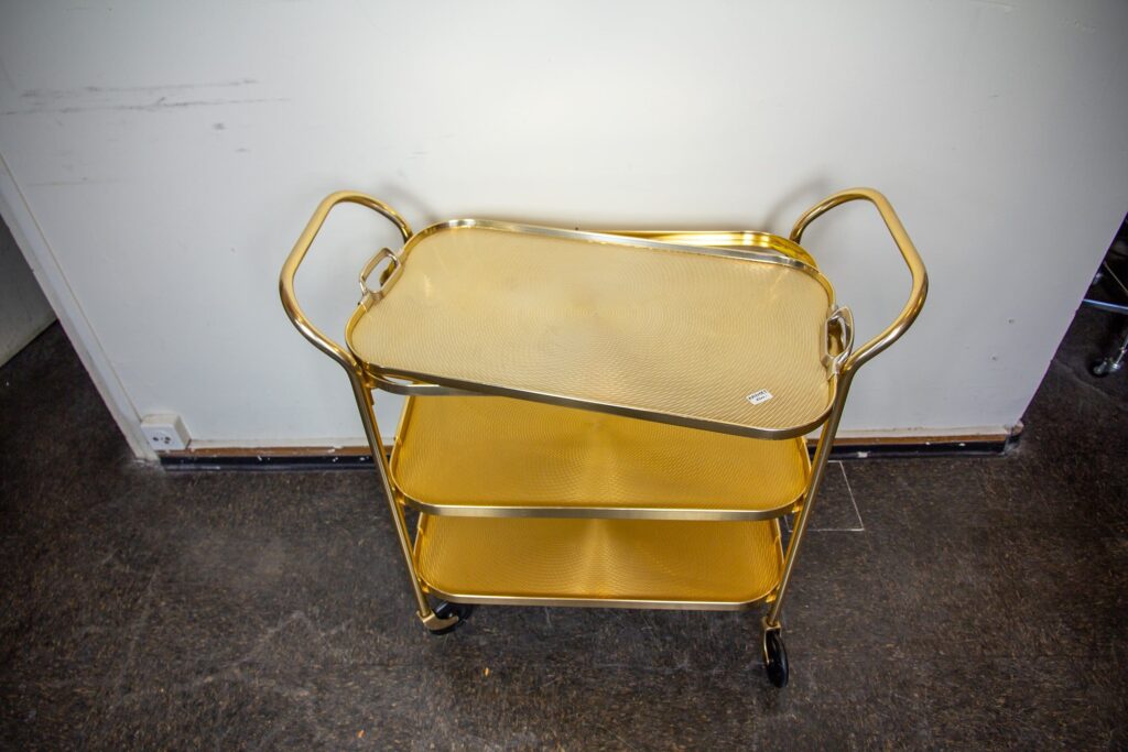 Kaymet Gold serving trolley