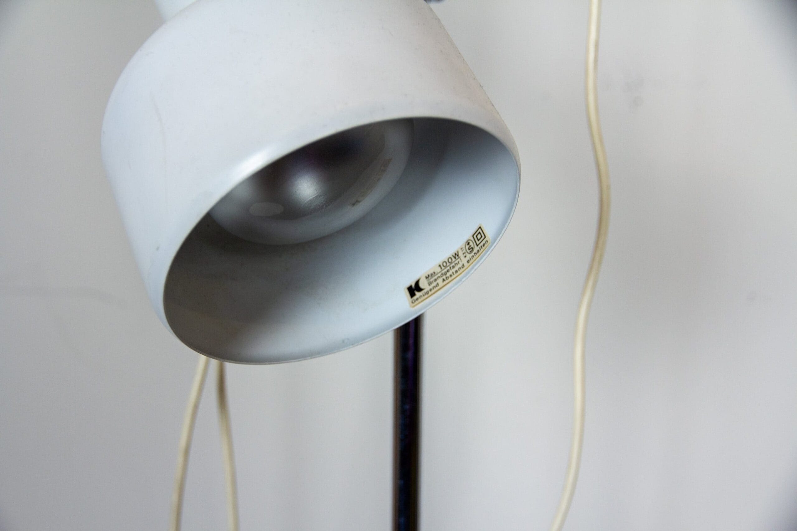 Stehleuchte mit 2 Spots Weiss